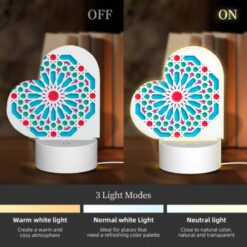 Love Acrylic Night Light, A Blue And Green Star Pattern. -Acrylic Night Light Shop c7d957bce1ec8d79599665851e99acd60dc2a664