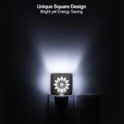 Night Light Set Of 2, A Black And White Flower Design. 3 Night Light Set Of 2, A Black And White Flower Design. -Acrylic Night Light Shop c82632df2558bb24fa19793e2d775d653d571720