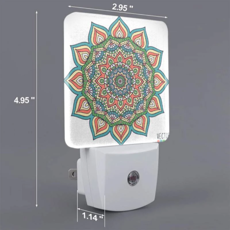 Night Light, A colorful flower design with a yellow center. Night Light, A Colorful Flower Design With A Yellow Center. -Acrylic Night Light Shop c920805fcbc2239200cc1b0dcc8abe6f2915cfbb