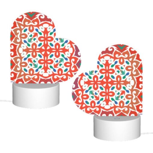 Love Acrylic Night Light, A Colorful Design With A Flower Pattern. -Acrylic Night Light Shop c929637412f254140f49cd0c4d0d1bc573b62c62