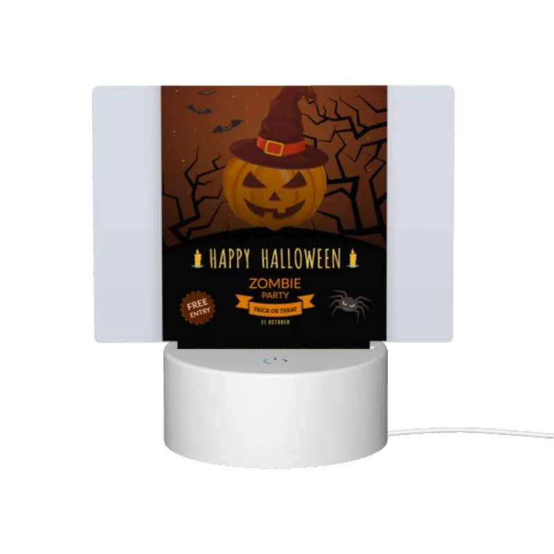 Rectangular Acrylic Night Light, A poster advertising a Halloween party with a zombie theme. Rectangular Acrylic Night Light, A Poster Advertising A Halloween Party With A Zombie Theme. -Acrylic Night Light Shop c9c4ce0f5127f9ba753b8b15291bb4c6319c882b