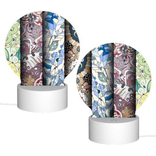 Round Acrylic Night Light, Four Different Colored Designs Of A Flower. -Acrylic Night Light Shop c9e644e43a1e3c3552ab4c95573aea8dd9aba8db