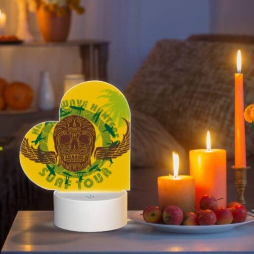 Love Acrylic Night Light, A Colorful Surfboard Tour Logo. -Acrylic Night Light Shop c9f70ee7eda1cc648b3df051bcd26cb9b6ce3274