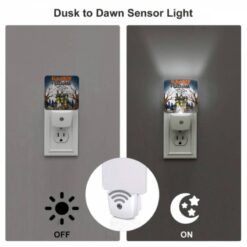 Night Light Set Of 2, A Halloween Scene With A House -Acrylic Night Light Shop ca0ea4b814fee5ac21c6edfc484f82bf04f1b991