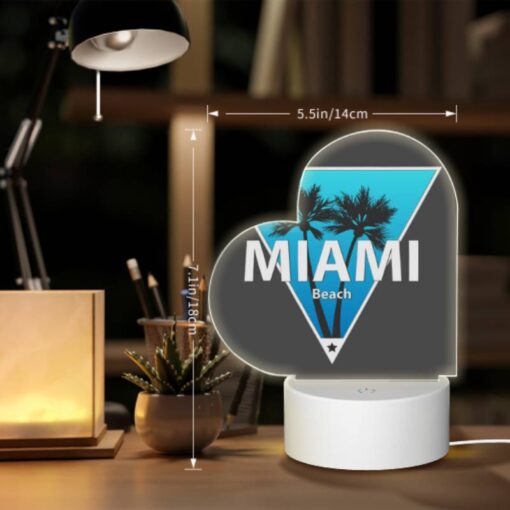 Love Acrylic Night Light, A Logo For The Miami Beach. -Acrylic Night Light Shop ca1db1e11428387873f1fbb30935b4969f7d9962