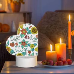 Love Acrylic Night Light, A Colorful Flower Pattern With Yellow -Acrylic Night Light Shop ca7137f5911477a5995337d3d50bbaa28ca0ebd0