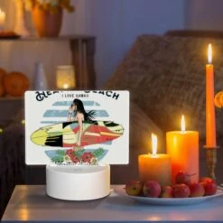 Rectangular Acrylic Night Light, A Woman With A Surfboard In The Ocean. 6 Rectangular Acrylic Night Light, A Woman With A Surfboard In The Ocean. -Acrylic Night Light Shop cba992d03bbb55396f0d4648d9a8e20d6cf18109