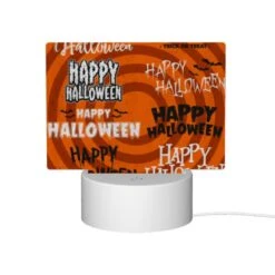 Rectangular Acrylic Night Light, A Collection Of Halloween Words On A Spiral. -Acrylic Night Light Shop cbbd0fbf28ac567b47fb97e417596bbab9e37c5f