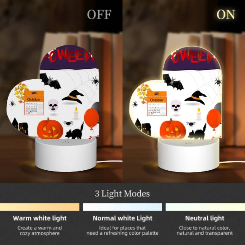 Love Acrylic Night Light, A calendar with a Halloween theme. Love Acrylic Night Light, A Calendar With A Halloween Theme. -Acrylic Night Light Shop ccadb2f18db939a5efb01cac082e722d4d19368c