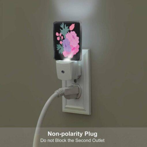 Night Light Set Of 2, A Colorful Flower Arrangement With Purple -Acrylic Night Light Shop ccfb0233970452ed5688ba68f89513279e8b06a4