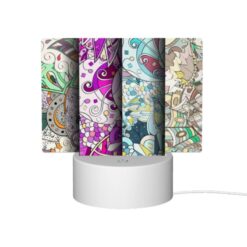 Rectangular Acrylic Night Light, Three Colorful Designs Of A Flower Are Displayed. -Acrylic Night Light Shop cd8d7ba0e54b115deaa59baaef714f040676a35b