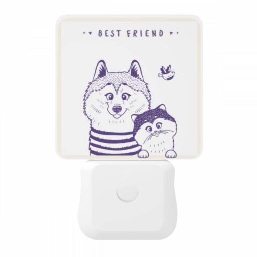 Night Light, A Cat And A Dog Are Sitting Next To Each Other. -Acrylic Night Light Shop cdc2585a66912d6eefbca84997ddd13ef2f535a3