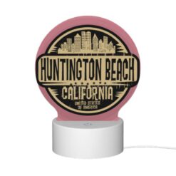 Round Acrylic Night Light, A Sign For Huntington Beach -Acrylic Night Light Shop ceaa50c2a0ebc21d5609318b0c825bb83eb85790