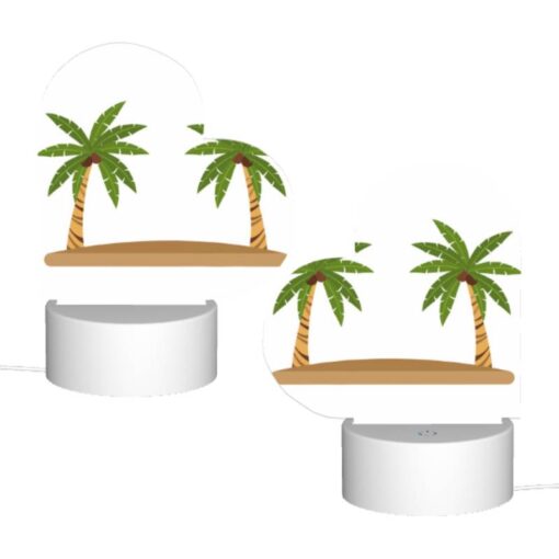 Love Acrylic Night Light, Two Palm Trees On A Sandy Beach. -Acrylic Night Light Shop cf31ad9c920453fa2e7c530c4a841998594c0906