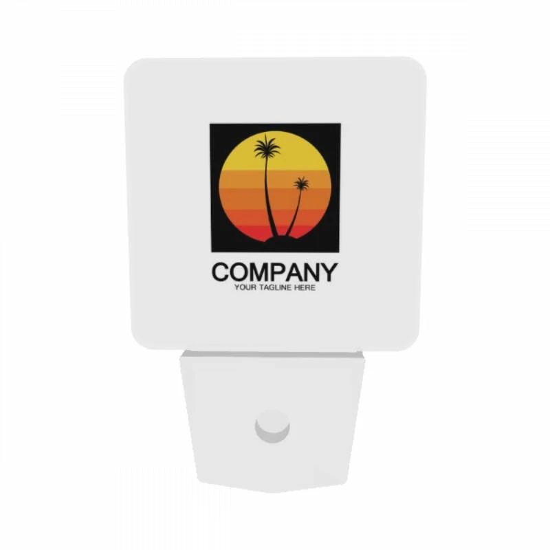 Night Light Set of 2, A logo for a company that features a sun and two palm trees. Night Light Set Of 2, A Logo For A Company That Features A Sun And Two Palm Trees. -Acrylic Night Light Shop cf3472f7cc32de900c162532aaf729efe7bc198f