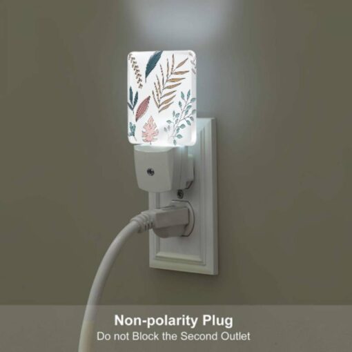 Night Light Set Of 2, A Collection Of Leaves And Flowers In Various Colors. -Acrylic Night Light Shop cff3d2cdaea511677e9c78b539629064dab58017