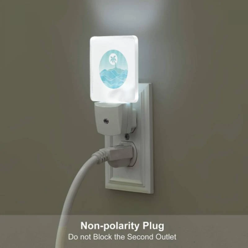 Night Light, A blue and white ocean with a palm tree in the middle. Night Light, A Blue And White Ocean With A Palm Tree In The Middle. -Acrylic Night Light Shop cffb40be03c24f2f3e7a4d23567206c501466fa8