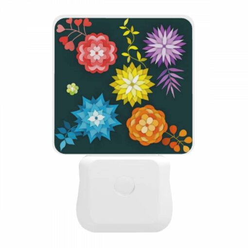 Night Light, A Collection Of Colorful Flowers And Leaves. -Acrylic Night Light Shop d03fc536c04d6be0cdd97bdc889cc83cdd571b7a