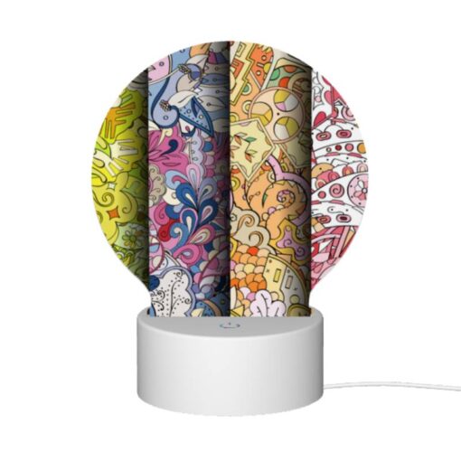 Round Acrylic Night Light, Three Colorful Designs Are Displayed On A Wall. -Acrylic Night Light Shop d05eaee46be8372150d7a8d614b5b53c3abd287f