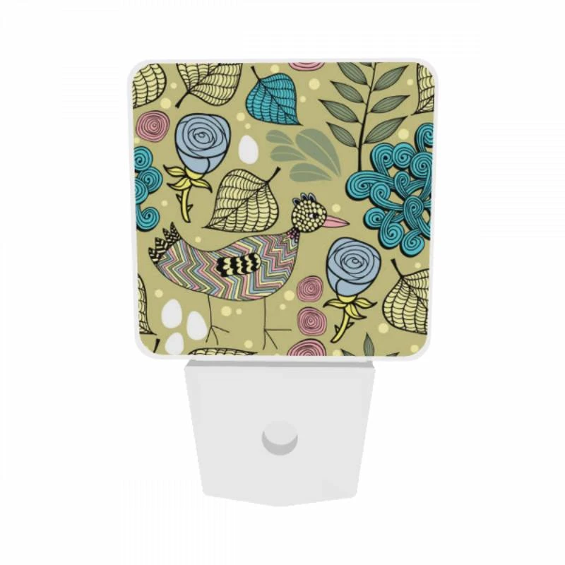 Night Light Set of 2, A colorful bird with a yellow beak stands in front of a leafy plant. Night Light Set Of 2, A Colorful Bird With A Yellow Beak Stands In Front Of A Leafy Plant. -Acrylic Night Light Shop d1834b6e29a2463fbdf7228546835647e8f9be7b