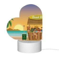 Love Acrylic Night Light, A Group Of People Are Sitting At A Bar On The Beach. -Acrylic Night Light Shop d1a51dee34d4ca018e5697bfce01a132c579e21f