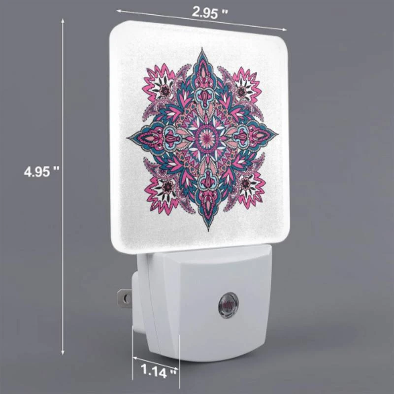 Night Light Set of 2, A colorful and intricate design is displayed on a white background. Night Light Set Of 2, A Colorful And Intricate Design Is Displayed On A White Background. -Acrylic Night Light Shop d1f8ba5d8e186a6d3aa5c03cfee4faba0c679455