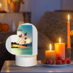 Love Acrylic Night Light, A Colorful Poster Of A Tropical Island With Palm Trees And A Sunset. -Acrylic Night Light Shop d21ad37ed0b661beb81a74b12ffc14116e0975fb