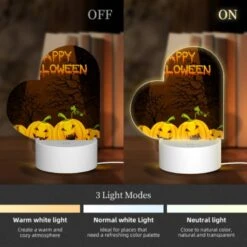 Love Acrylic Night Light, A Poster With A Pumpkin And The Words "Happy Halloween" On It. 2 Love Acrylic Night Light, A Poster With A Pumpkin And The Words "Happy Halloween" On It. -Acrylic Night Light Shop d32108709e80c13fa1a0cc92ee4214037d964b14