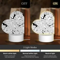 Love Acrylic Night Light, A Pattern Of White And Black Circles. 2 Love Acrylic Night Light, A Pattern Of White And Black Circles. -Acrylic Night Light Shop d35405d7e9c1cd0319dc04ba70fbf63ce52cb05a