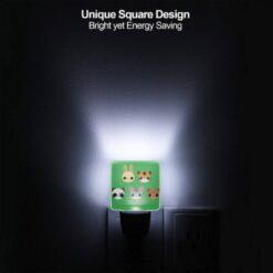 Night Light Set Of 2, Five Different Animal Heads Are Shown On A Green Background. -Acrylic Night Light Shop d44e7f7953f32565c386c29c918f51ab58068dd6