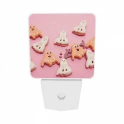 Night Light Set Of 2, A Pink Background With A Bunch Of Halloween Cookies. 6 Night Light Set Of 2, A Pink Background With A Bunch Of Halloween Cookies. -Acrylic Night Light Shop d4522a7aeff2e013ae3e290af141970add2b918f