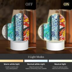 Love Acrylic Night Light, Three Colorful Designs Of Flowers Are Displayed On A Wall. -Acrylic Night Light Shop d491d60323c35707cfba99c790d8cb6701c0af9f