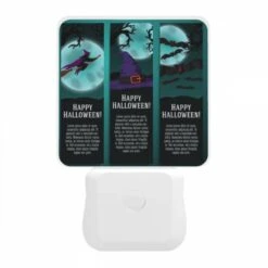 Night Light, Three Posters With The Words "Happy Halloween!" On Them. -Acrylic Night Light Shop d56c95aaf0fbe6d3ffa4fcb523dd5a70030333c8