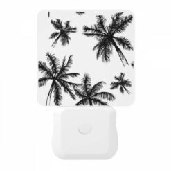 Night Light, A Black And White Image Of Palm Trees. -Acrylic Night Light Shop d650ba81074faaa494cf0947956466cf514b4df1