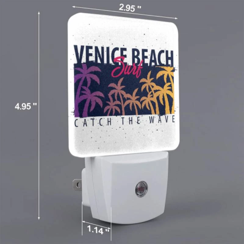 Night Light Set of 2, A surfboard with a picture of a beach and the words "Catch the Wave" on it. Night Light Set Of 2, A Surfboard With A Picture Of A Beach And The Words "Catch The Wave" On It. -Acrylic Night Light Shop d6c0edd2711e80a22cb9ad72bc698d638f2e6d5f