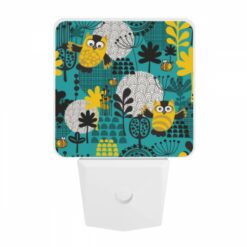 Night Light, A Colorful Cartoon Of A Forest With Various Animals -Acrylic Night Light Shop d7250244a6976f31c925e6238587409444a48c87