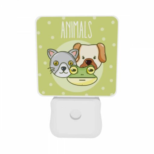 Night Light Set Of 2, A Cartoon Of A Dog -Acrylic Night Light Shop d761a5227b3ab81ef6129085e5137402e9d9c595