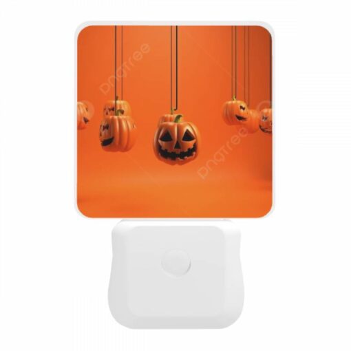 Night Light, A Row Of Orange Pumpkins With Faces On Them. -Acrylic Night Light Shop d762edbd2a7676a6e565bf42fe88705d25cd5520
