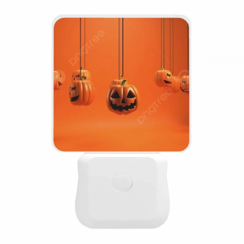 Night Light, A row of orange pumpkins with faces on them. Night Light, A Row Of Orange Pumpkins With Faces On Them. -Acrylic Night Light Shop d762edbd2a7676a6e565bf42fe88705d25cd5520
