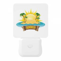 Night Light, A Sunny Beach With A Palm Tree Logo. -Acrylic Night Light Shop d7e6f18c2c4a18f11b7ad56fba6f929d8b08ce54