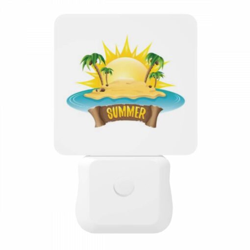 Night Light, A Sunny Beach With A Palm Tree Logo. -Acrylic Night Light Shop d7e6f18c2c4a18f11b7ad56fba6f929d8b08ce54