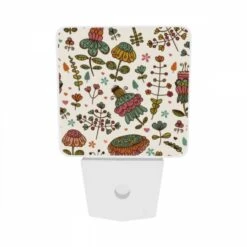 Night Light Set Of 2, A Colorful Floral Pattern With A Variety Of Flowers And Leaves. 6 Night Light Set Of 2, A Colorful Floral Pattern With A Variety Of Flowers And Leaves. -Acrylic Night Light Shop d81057d07fb8043e65c0db0c38de29257a4710e0