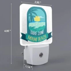 Night Light Set Of 2, A Logo For Miami Beach With A Sun And Palm Trees. 1 Night Light Set Of 2, A Logo For Miami Beach With A Sun And Palm Trees. -Acrylic Night Light Shop d868c1ad1e8568cac81150a84a79dad2596d5ce4