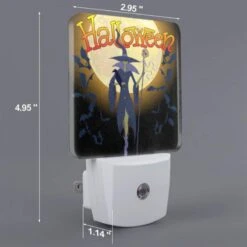 Night Light Set Of 2, A Witch Is Standing In Front Of A Full Moon. 1 Night Light Set Of 2, A Witch Is Standing In Front Of A Full Moon. -Acrylic Night Light Shop d88bec0dafc9e9175057365ecc75c83a72d14387