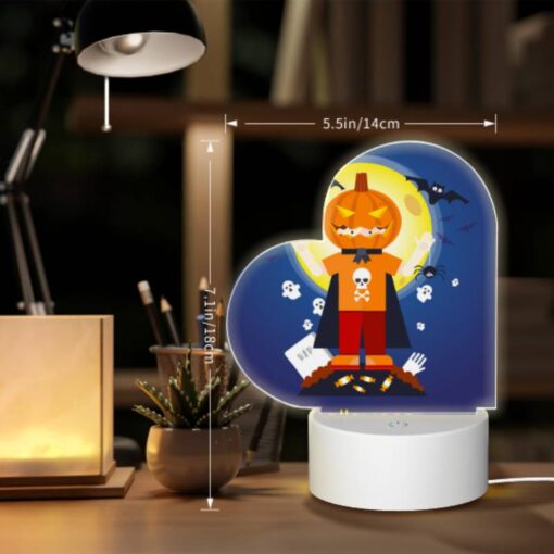 Love Acrylic Night Light, A Cartoon Of A Boy Wearing A Skeleton Costume And Holding A Skull. -Acrylic Night Light Shop d9b0365301450f074d3ecce9802f6c21a5a1131c