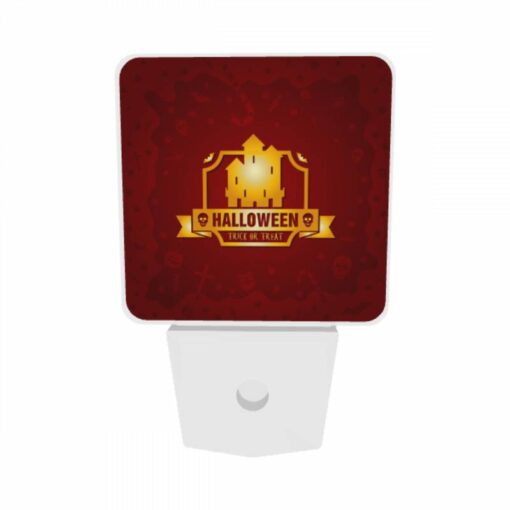Night Light Set Of 2, A Halloween Logo With A House And A Skeleton. -Acrylic Night Light Shop d9eafde515f375513ca64a5d4454581cb4cff141