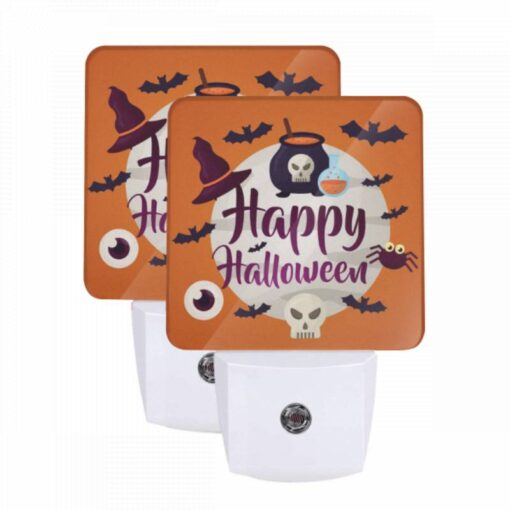 Night Light Set Of 2, A Halloween Themed Image With A Witch's Hat -Acrylic Night Light Shop dadb8c2825b8216e470486c98bd78bd3ccf1d3c1