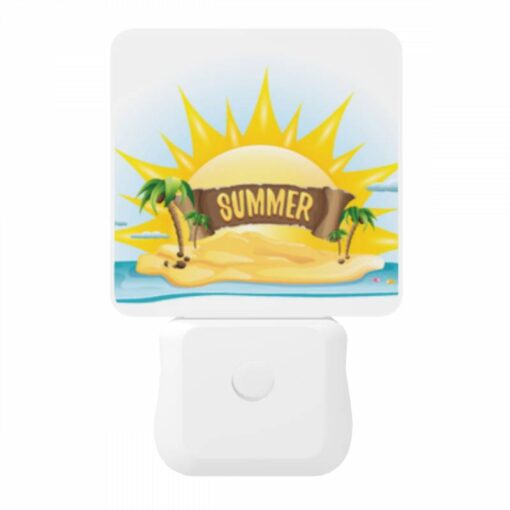 Night Light, A Sunny Day At The Beach With A Sign That Says "Summer". -Acrylic Night Light Shop dc14eb7cf6846b8ca4360420ce0fe28763a5b82b