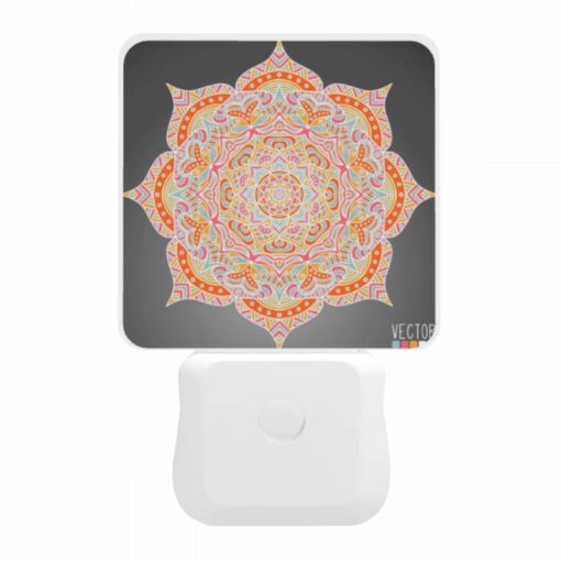 Night Light, A Colorful And Intricate Design Is Displayed On A Gray Background. -Acrylic Night Light Shop dc8423ba65f7eb0dc6b93e088c21b1b90f1e83d0