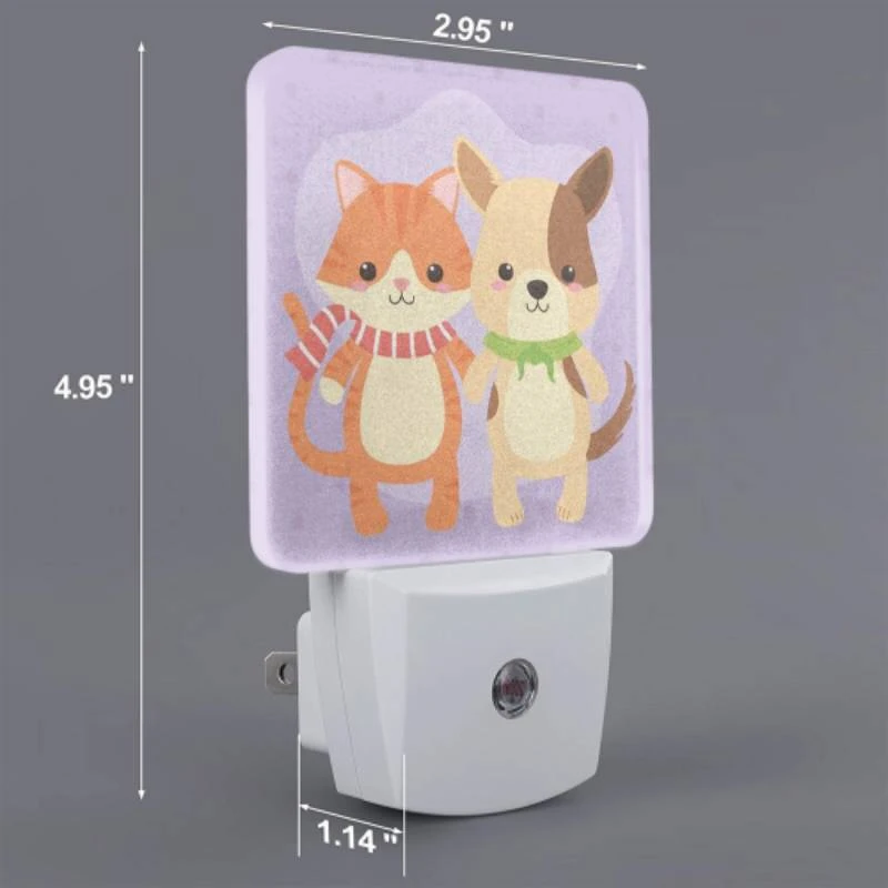 Night Light, Two cute cartoon cats standing next to each other. Night Light, Two Cute Cartoon Cats Standing Next To Each Other. -Acrylic Night Light Shop dc932fb45a218199cd473787df88de8b729546a4